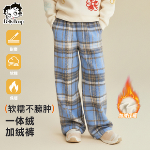 贝蒂童装秋冬女大童加绒加厚休闲裤2026年女童卫裤冬季洋气裤子