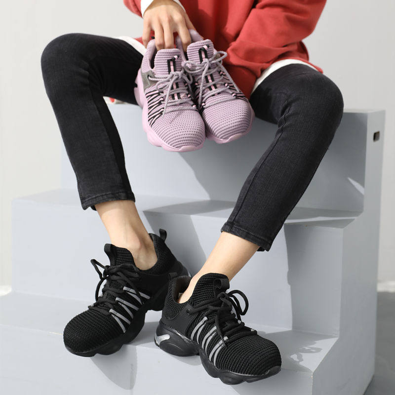 LABOR PROTECTION SHOES WOMENS NEW WOMENS SHOES BREATHABLE DEODORANT ANTI-SMASHING ANTI-PUNCTURE PROTECTIVE STEEL TOE HEAD CONSTRUCTION SITE WORK SHOES FOR MEN
