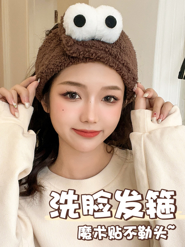 束发带女洗脸化妆敷面膜专用发箍防滑无痕不压刘海2025新款魔术贴