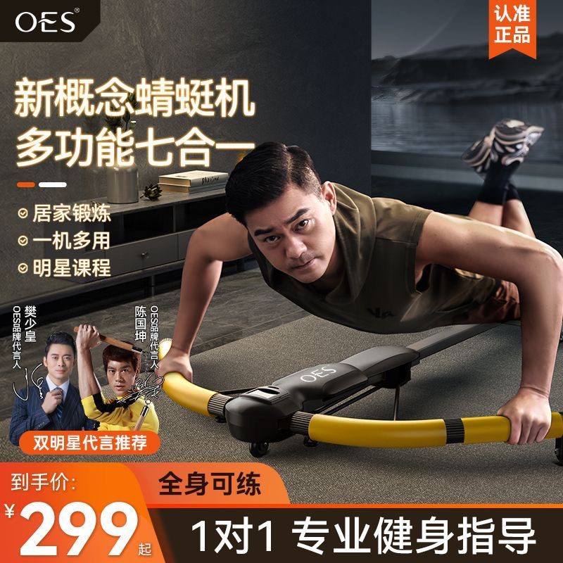 OES蜻蜓机仰卧板健身器材家用仰