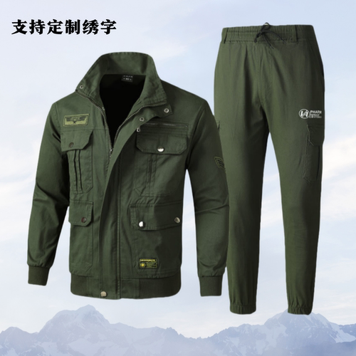 工作服纯棉加厚耐磨透气舒适有型