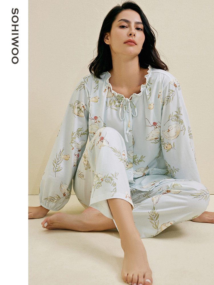 Sohiwoo月子服10月夏季轻薄纯棉产后孕妇睡衣产妇护理之家套装,3C数码配件,USB多功能数码宝,淘宝优惠券,粉丝福利购,淘宝优惠卷