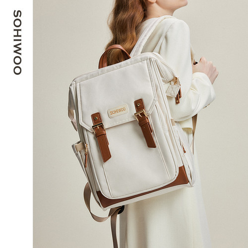 sohiwoo妈咪包妈妈轻便新款手提双肩母婴包外出多功能大容量揹包