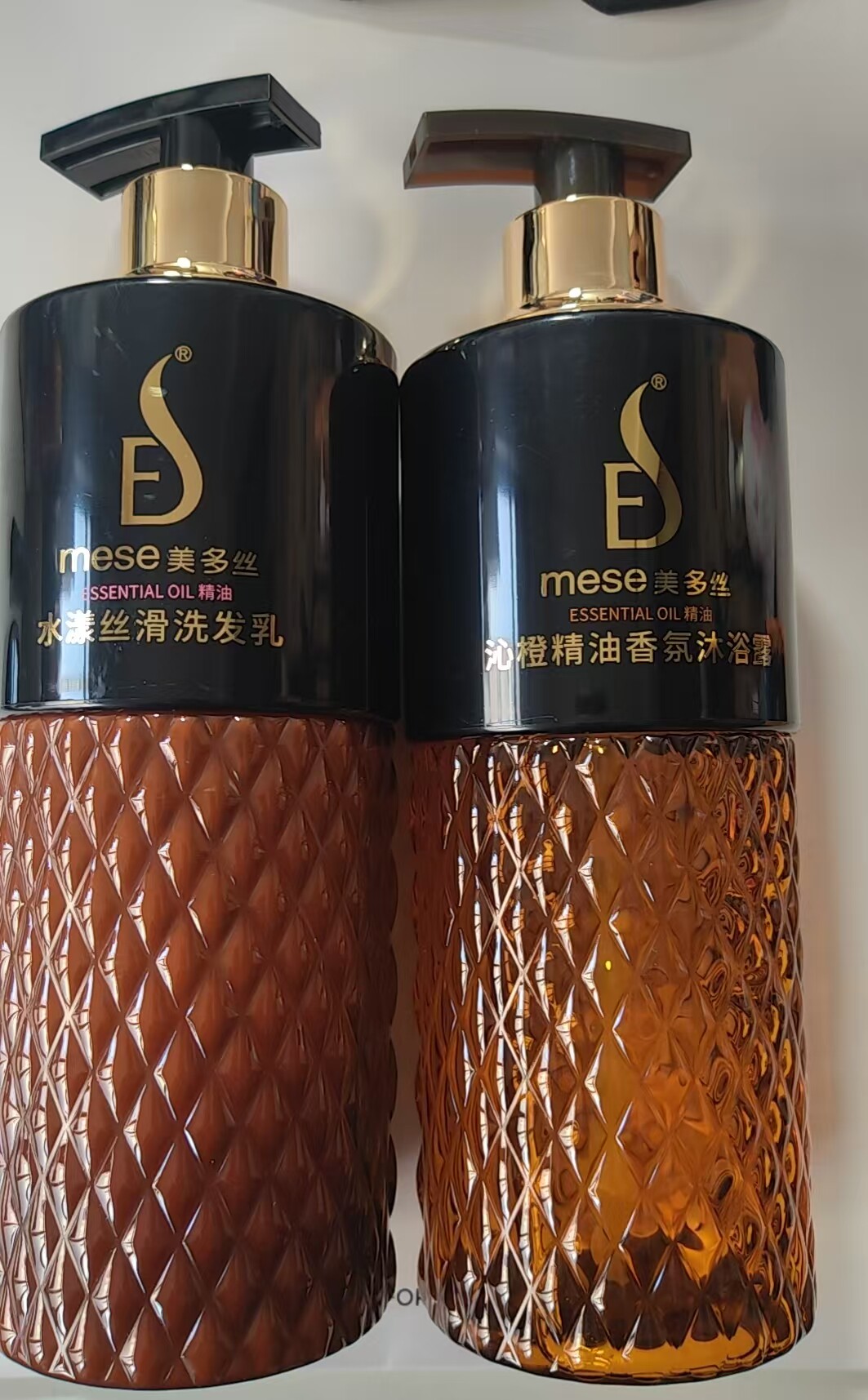 美多丝洗发水沐浴露套装控油蓬松洗发水