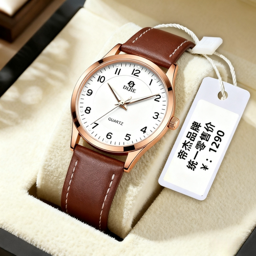 学生考试专用学院风青少年石英表