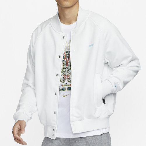 Nike男装春季詹姆斯篮球训练立领加绒休闲透气夹克外套
