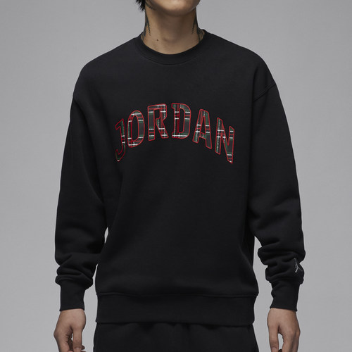 Nike男款Jordan圆领加绒运动套头卫衣休闲透气打底衫FV7461-010