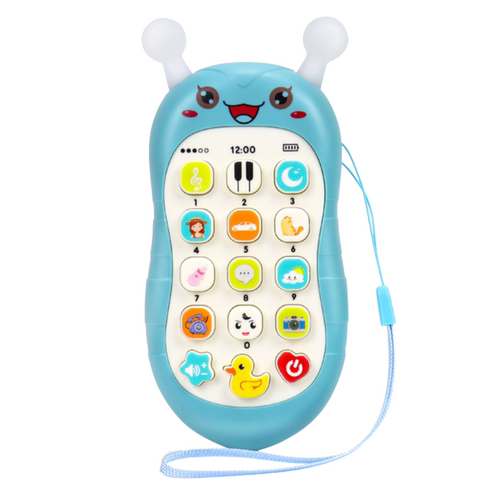 德国儿童手机玩具0-1岁婴儿可啃咬益智早教宝宝多功能音乐电话