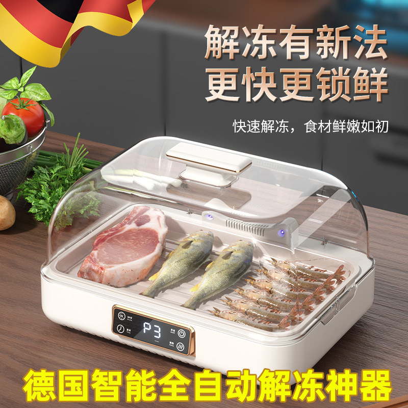 德国解冻器家用神器保鲜快速全自动智能肉化冻解冻盘牛排恒温商用