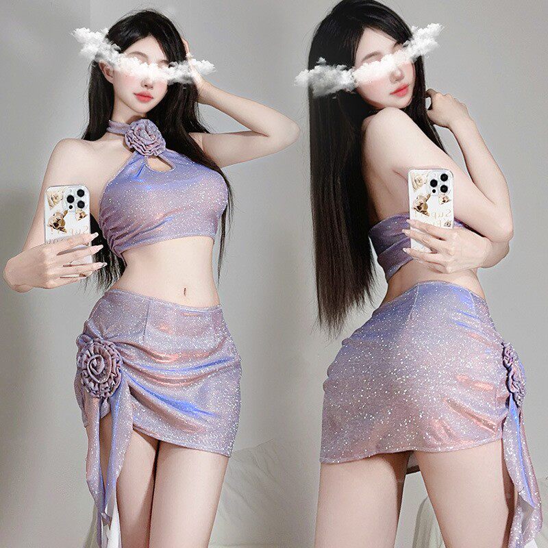 闺房私服*禁欲大码套装激情贴身秘书纯欲包臀裙制服性感透视装