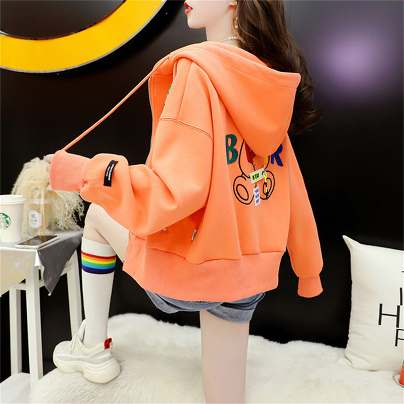 开衫卫衣女小个子短款小众设计感上衣外套