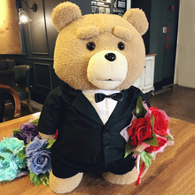 ted2泰迪熊西装 韩国果冻公仔毛绒玩具送男女生抱枕生日礼物 正版