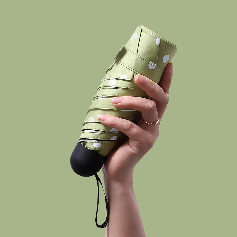 五折伞手开伞防紫外线太阳伞韩国女个性创意潮流遮阳伞口袋伞