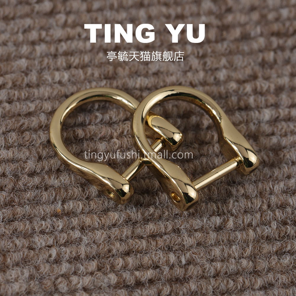 活动螺杆D扣可拆螺丝内宽1.4厘米