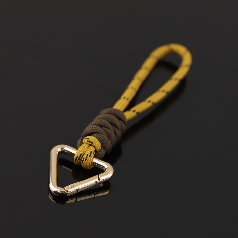 户外出行尼龙编织挂绳钥匙扣