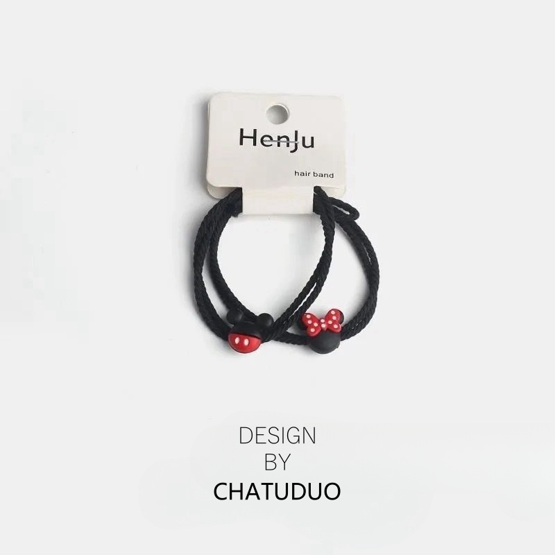 日韩新款卡通米奇发绳闺蜜皮筋