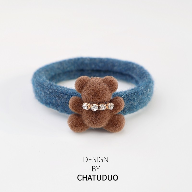 毛绒绒水钻小熊毛巾圈少女心网红秋冬系发圈可爱卡通发绳扎头发带,饰品/流行首饰/时尚饰品新,发饰,淘宝优惠券,粉丝福利购,淘宝优惠卷