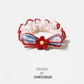 ins个性 可爱kt猫爱心发圈少女心扎发丸子头发绳马尾洋气甜美头饰