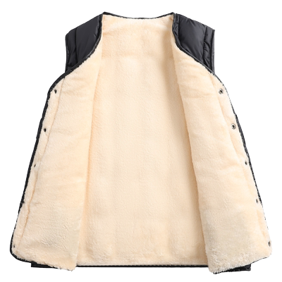 马甲羊羔绒快速蓄热防风保暖