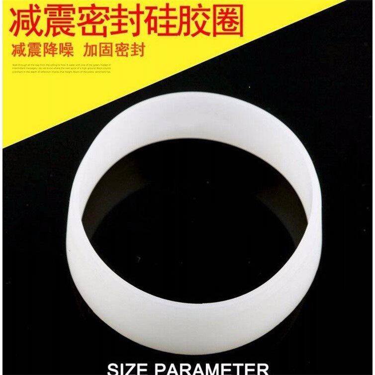 排气扇管道风机配件110/160消音减震圈密封软胶套硅胶圈PVC硬管