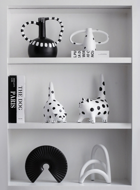 诚艺现代客厅艺术品家居装饰摆件小众高级感酒柜摆设新家乔迁礼物