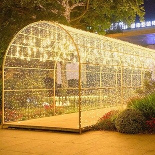 新款LED麻绳麻线diy材料粗细手工编织照片墙装饰品花园装饰灯绳