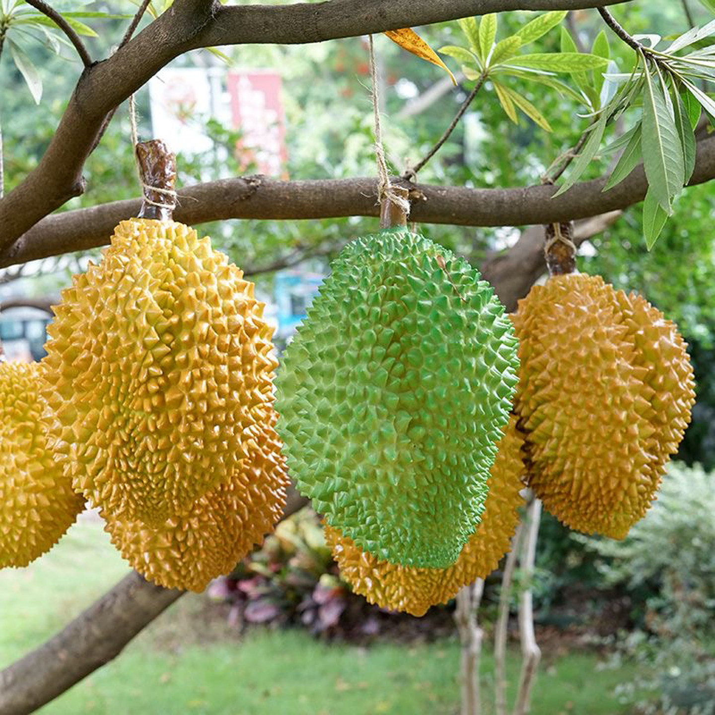 仿真榴莲模型小号摆件橱窗装饰