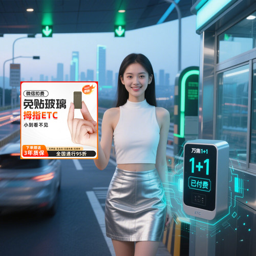 万集2025新拇指款ETC全通用免贴