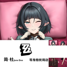 简·杜等身抱枕游戏周边 Jane Doe定游戏周边制枕套ZZZ半身枕