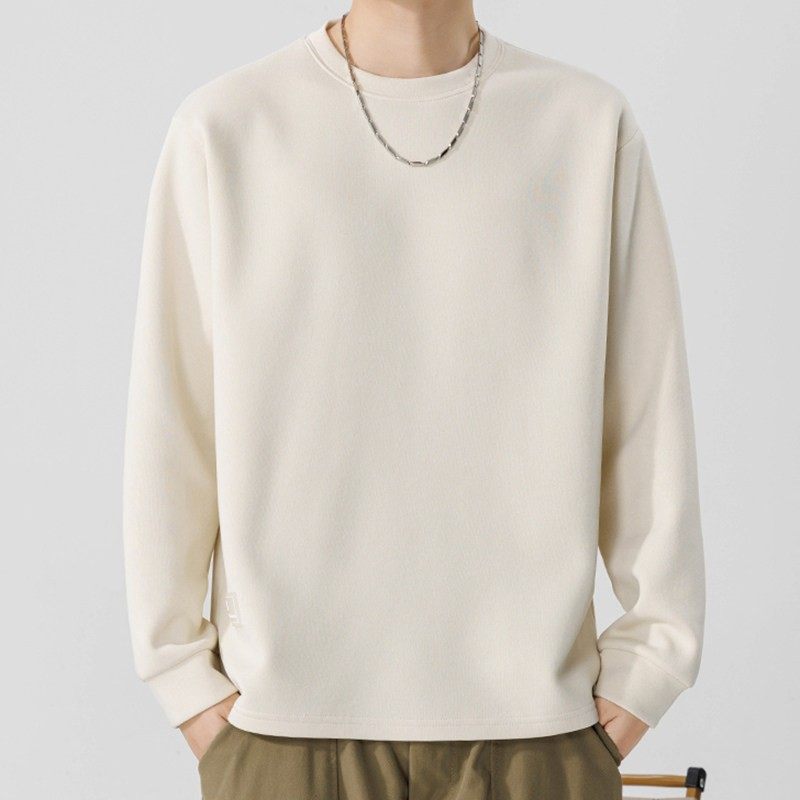 长袖t恤男圆领内搭2025春秋冬季新款重磅加绒打底衫休闲男装卫衣,运动服/休闲服装,跑步套装,淘宝优惠券,粉丝福利购,淘宝优惠卷