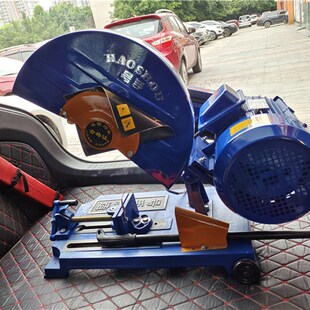 号手400切割机4KW三相纯铜重型不锈钢材角铁型材砂轮J3G4D T400