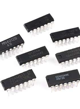 CD4001 4002 4011 4012 4013 4023 4024 4025BE芯片DIP-14直插 IC