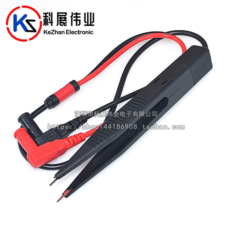 万用表表笔贴片电容电感表笔LCR贴片夹.SMD测试表笔.镊子型贴片夹