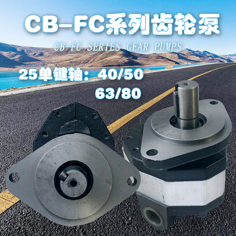 齿轮泵 行走泵CB-FC20 25 32 CB-FC40 CB-FC50 63 泵站液压油泵