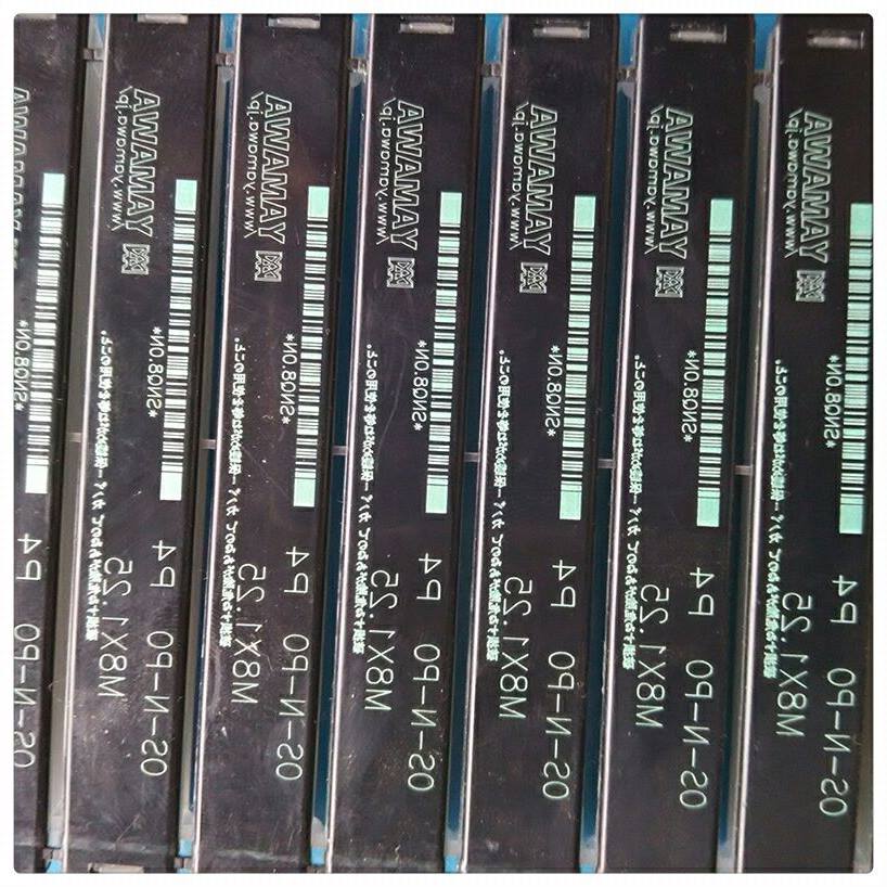 日本中径加大 精度先端丝攻 M8X1.25 机用丝锥 P4P5P6 通孔