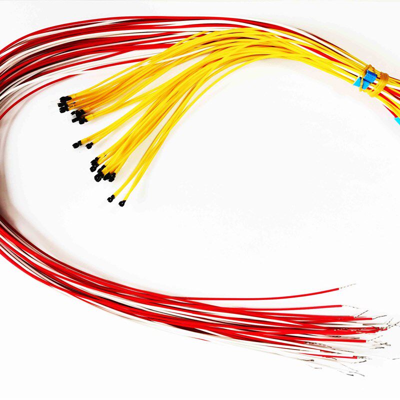 PTC热敏电阻 电机温控传感器 P01/P03单芯/三芯 电机绕组测温探头