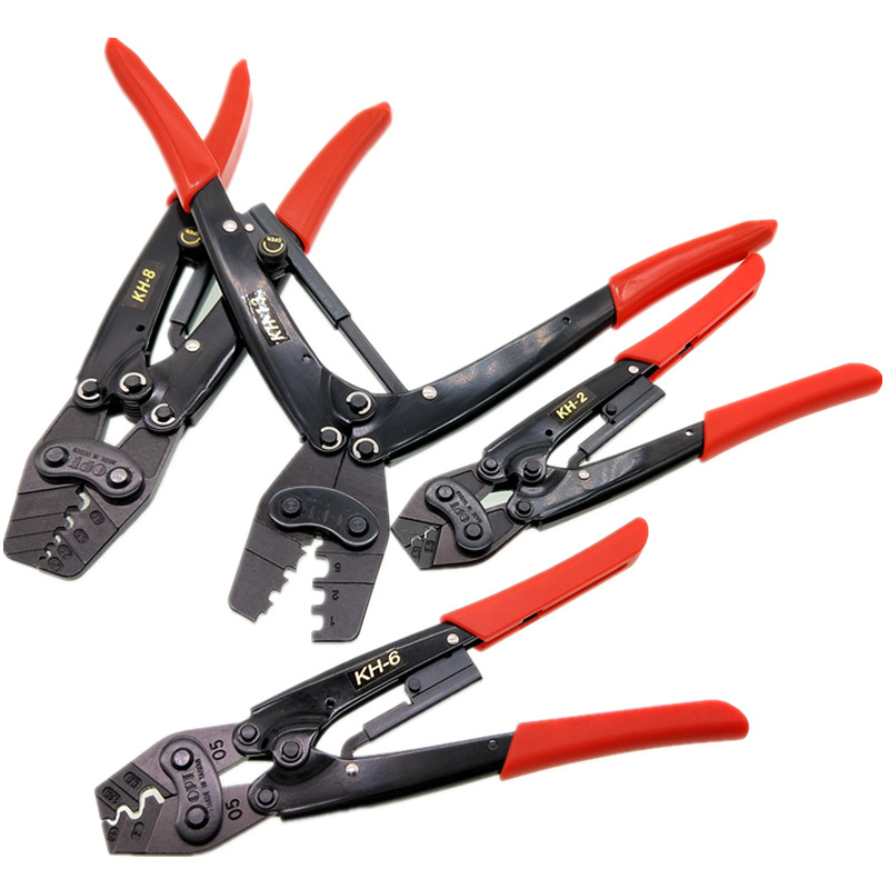台湾进口OPT压线钳KH-2 6 8 9 11 13 16 22 棘轮式冷压端子压接钳
