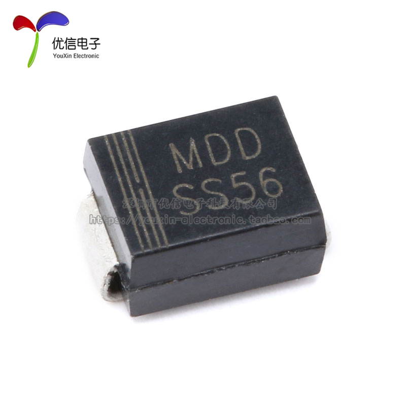 原装MDD SS56 SMB(DO-214AA) 5A/60V 贴片肖特基二极管(10只)