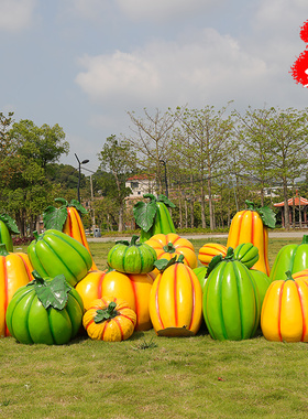 玻璃钢户外仿真水果雕塑农家