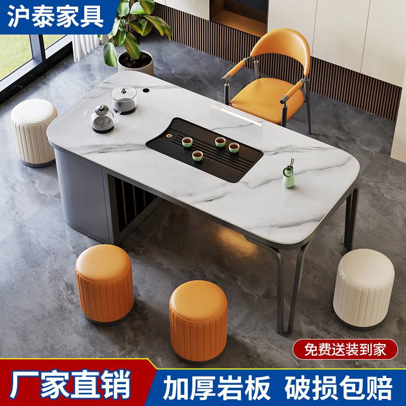 茶几客厅家用小户型潮牌茶桌双层阳台方桌简易小桌子极简餐桌轻奢