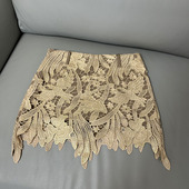 FEIYA自制镂空蕾丝防走光辣妹半身裙提臀性感显腿长钻扣腰带短裙