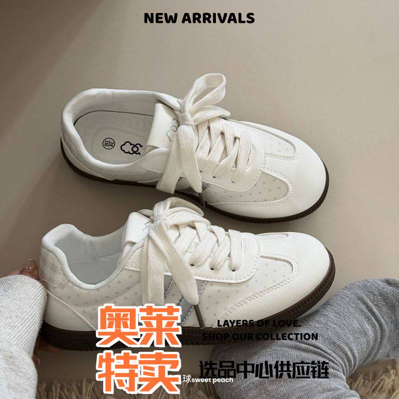 青岛福客来鞋业男鞋复古阿甘鞋女春秋新款百搭休闲小白鞋女拼色校