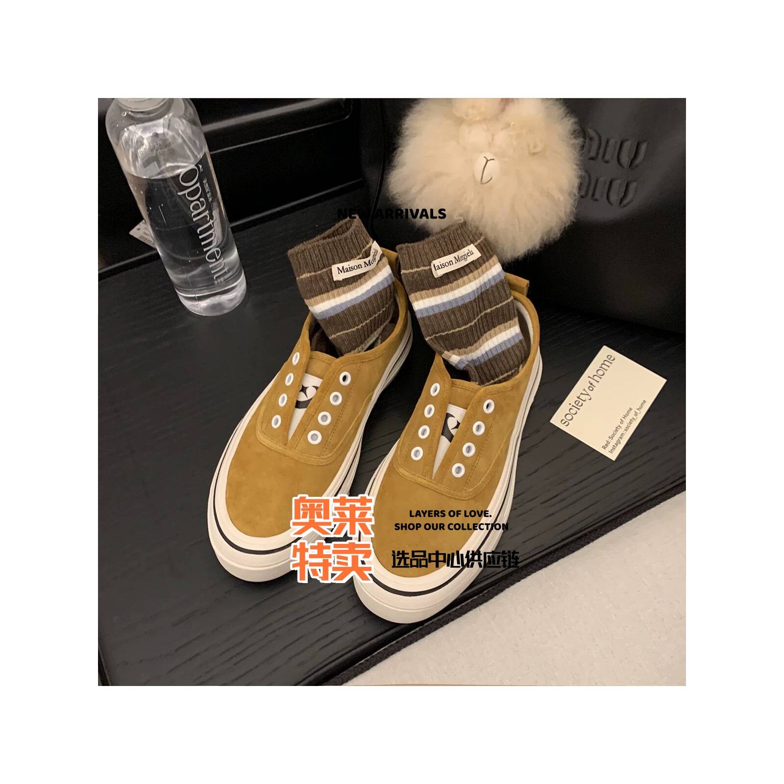 青岛福克莱老爹鞋惠州女鞋内增高福鞋厚底百搭休闲板鞋帆布鞋阿甘