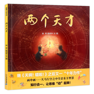 两个天才 精装硬皮壳 3-4-5-6-7周岁 知行合一让思维“动”起来 想象力蒲蒲兰绘本幼儿园宝宝早教启蒙绘本图画故事书籍亲子读物