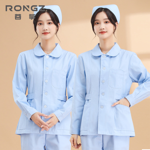 护士服夏季短袖薄款长袖女夏分体套装蓝色冬短款医护工作制服大码