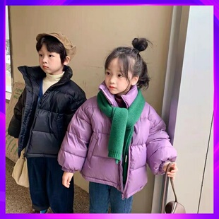 儿童加厚中小童男女宝宝冬 洋气冬季 品牌女童羽绒服2024新款 韩版