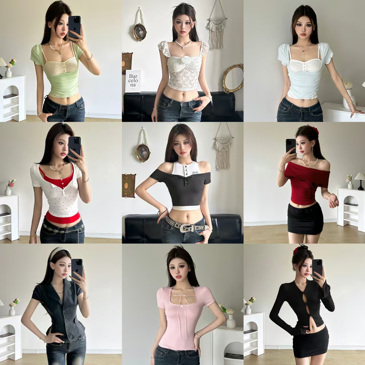 eilove清仓特惠9.9元起【上衣】