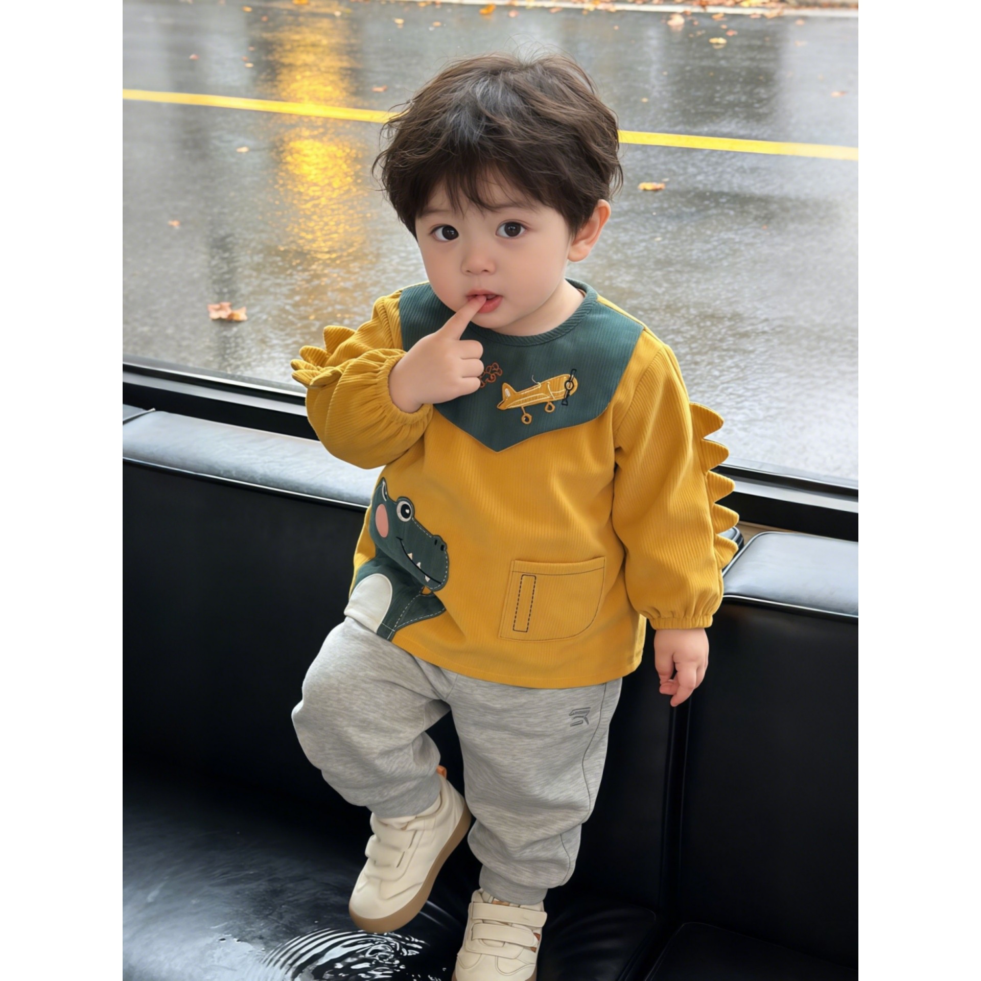 罩衣男宝外穿秋冬季长袖灯芯绒防水防脏反穿护衣洋气男童吃饭围兜,童装/婴儿装/亲子装,反穿衣/罩衣,淘宝优惠券,粉丝福利购,淘宝优惠卷