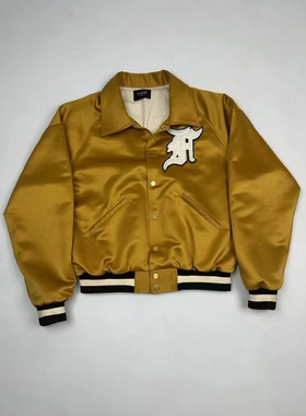 现货！hzw自主非fearofgod 5th 金色勋章夹克