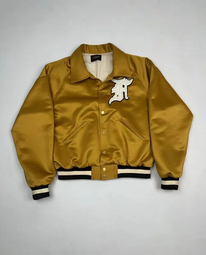 现货！hzw自主非fearofgod 5th 金色勋章夹克